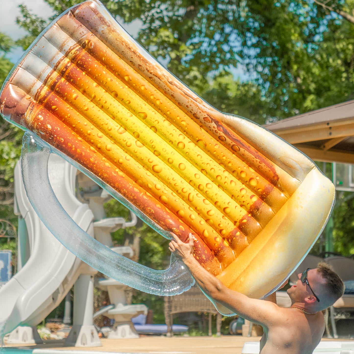 PoolCandy Giant Beer Mug Raft