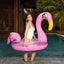 PoolCandy Jumbo 48″ Pink Glitter Flamingo Pool Tube